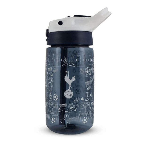 Tottenham Hotspur FC Junior Water Bottle LKT Sport Vibrant navy kids water bottleWith a white Tottenham crest and fun icon designWith a screw top lid and a closable drinking spoutOfficial licensed productApprox ml (oz)Approx cm tall, cm in diameter Water