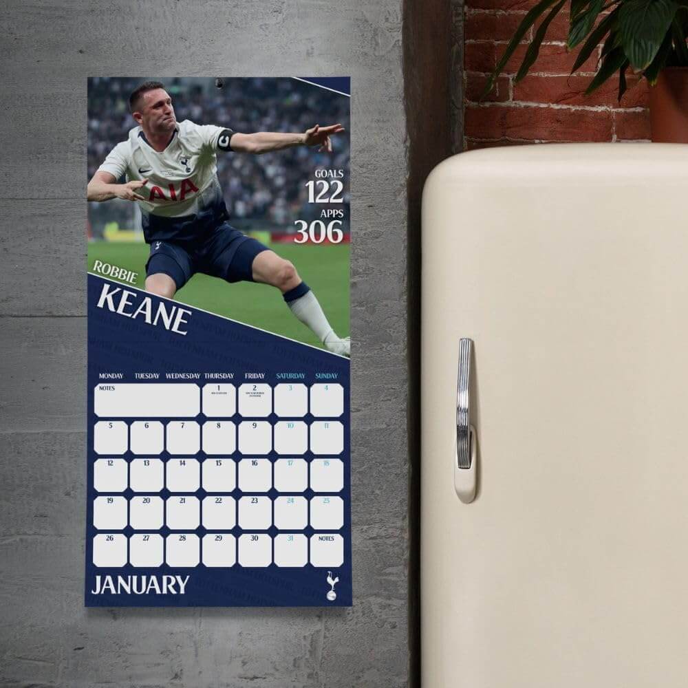 Tottenham Hotspur FC Legends Square Calendar 2026 LKT Sport Football>Premier League>Tottenham Hotspur FC Wall Calendars
