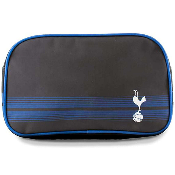 Tottenham Hotspur FC Matchday Toiletry Bag LKT Sport Striped design toiletries wash bag with a club crestLarge zipped openingRubber zip pulls featuring raised Spurs detailWipe clean polyesterOfficial licensed productApprox 26cm x 16cm x 11cm Cosmetic & To