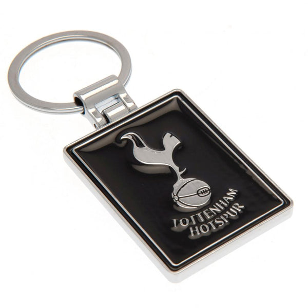 Tottenham Hotspur FC Pen & Keyring Set LKT Sport Executive pen & keyring gift set 1 x executive pen with black ink 1 x large executive rectangle keyring Official licensed product Pen approx 13cm x 1cm Keyring approx 45mm x 35mm In a gift box Keychains