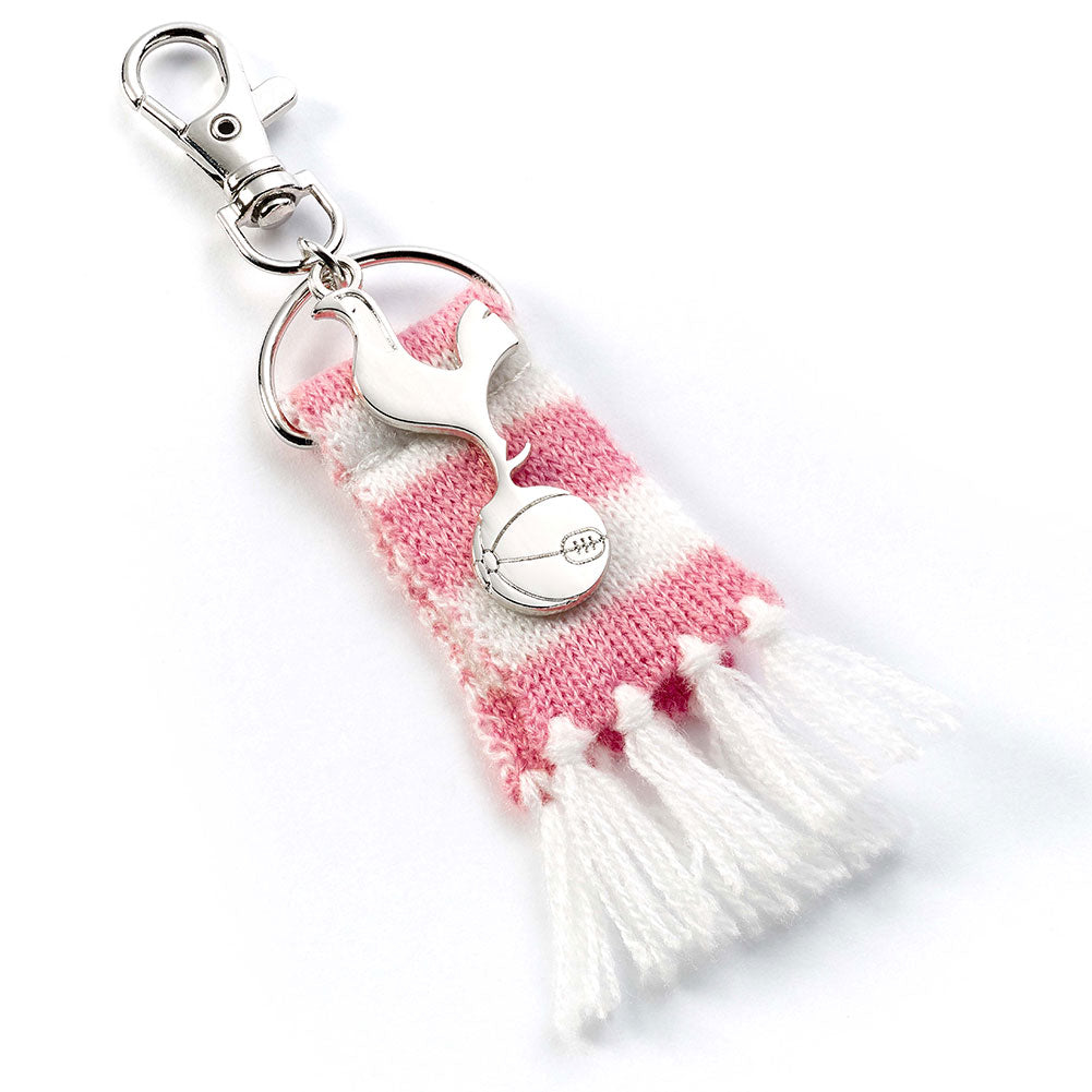 Tottenham Hotspur FC Pink Bar Scarf Bag Charm LKT Sport Football>Premier League>Tottenham Hotspur FC Keychains