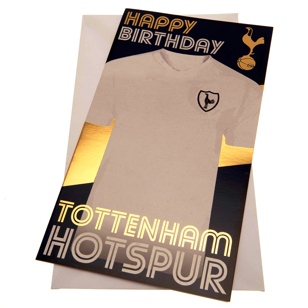 Tottenham Hotspur FC Retro Shirt Birthday Card LKT Sport Football>Premier League>Tottenham Hotspur FC Greeting Cards