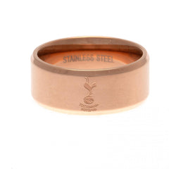 Tottenham Hotspur FC Rose Gold Plated Ring Large LKT Sport Football>Premier League>Tottenham Hotspur FC Rings