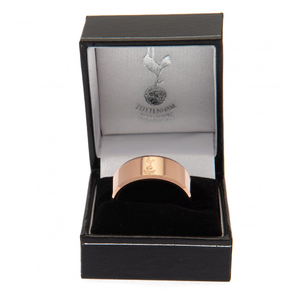 Tottenham Hotspur FC Rose Gold Plated Ring Small LKT Sport Football>Premier League>Tottenham Hotspur FC Rings