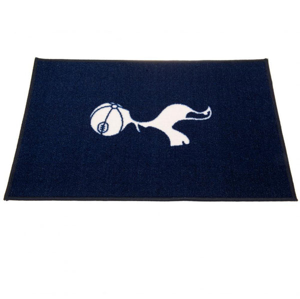 Tottenham Hotspur FC Rug LKT Sport Bright colourful bedroom rug featuring a large central club crest Made from 100% polyamide with a non-slip backing Machine washable Official licensed product Approx 80cm x 50cm On a header card Rugs