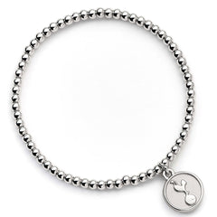 Tottenham Hotspur FC Silver Finish Bead Bracelet LKT Sport Football>Premier League>Tottenham Hotspur FC Bracelets
