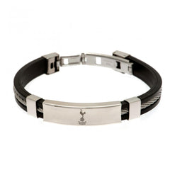 Tottenham Hotspur FC Silver Inlay Silicone Bracelet LKT Sport Football>Premier League>Tottenham Hotspur FC Bracelets