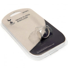 Tottenham Hotspur FC Silver Plated Crest Ring Small LKT Sport Football>Premier League>Tottenham Hotspur FC Rings