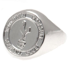 Tottenham Hotspur FC Silver Plated Crest Ring Small LKT Sport Football>Premier League>Tottenham Hotspur FC Rings