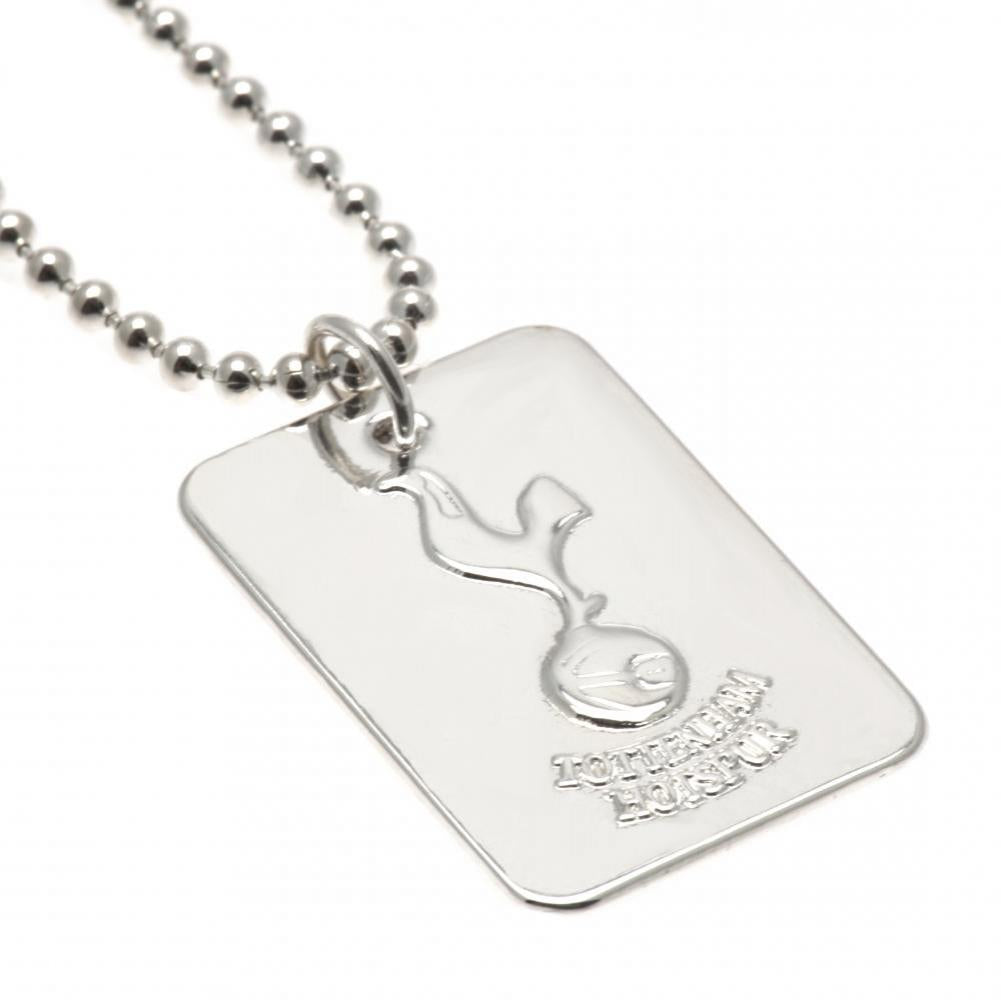 Tottenham Hotspur FC Silver Plated Dog Tag & Chain LKT Sport Football>Premier League>Tottenham Hotspur FC Necklaces