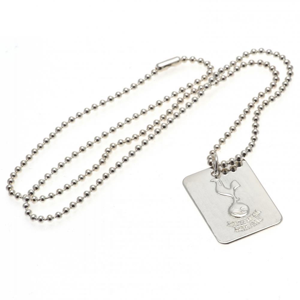 Tottenham Hotspur FC Silver Plated Dog Tag & Chain LKT Sport Football>Premier League>Tottenham Hotspur FC Necklaces