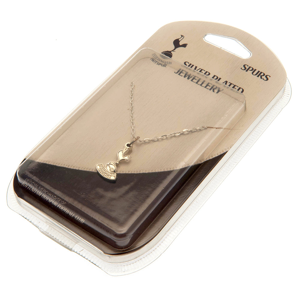 Tottenham Hotspur FC Silver Plated Pendant & Chain LKT Sport Silver plated pendant and necklace Featuring a Spurs crest pendant on a chain necklace With a lobster clasp Official licensed product Necklace approx 50cm (20 inches) Pendant approx 25mm x 10mm
