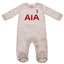 Tottenham Hotspur FC Sleepsuit 3/6 mths GD LKT Sport This long sleeved baby sleepsuit features a subtle geometric patternDesign inspired by the 2023-24 season kit with a printed club crest and sponsorSoft comfortable fit with press stud fasteningMade from