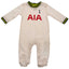 Tottenham Hotspur FC Sleepsuit 9-12 Mths LG LKT Sport This long sleeved baby sleepsuit features the famous navy and white colours of SpursDesign inspired by the 2022-23 season kit with a printed club crest and sponsorSoft comfortable fit with press stud f