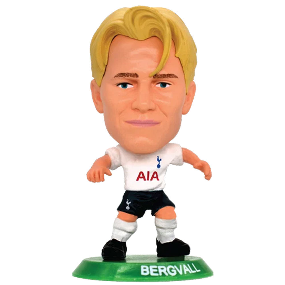 Tottenham Hotspur FC SoccerStarz Bergvall LKT Sport Lucas Bergvall Soccerstarz collectable figureFeatures classic Spurs home kitStands 5cm tall on a green baseOfficial licensed productApprox 5cm x 2.5cm x 2.5cm Figurines