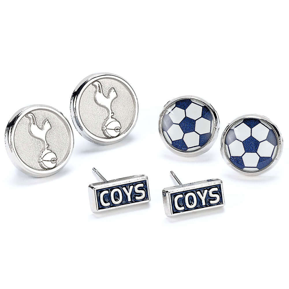 Tottenham Hotspur FC Stud Earring Set LKT Sport Football>Premier League>Tottenham Hotspur FC Earrings