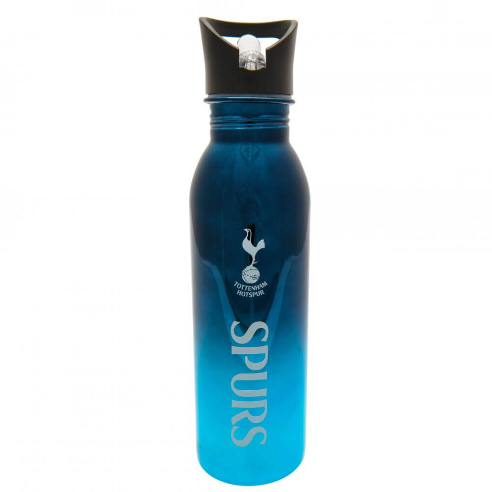 Tottenham Hotspur FC UV Metallic Drinks Bottle LKT Sport Stainless steel fade metallic camping style water bottleStriking UV metallic finish with white Spurs crest and textScrew top lid with a closable clear drinking spoutOfficial licensed productApprox 7