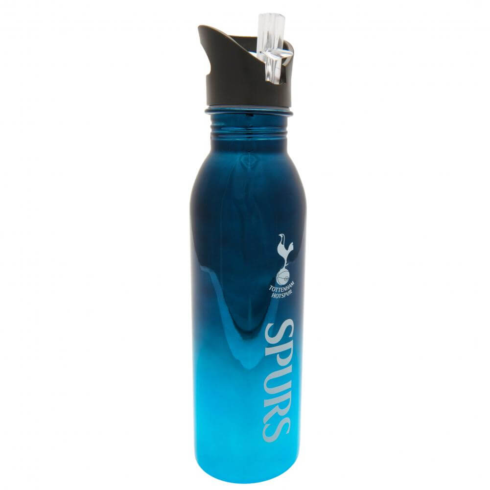 Tottenham Hotspur FC UV Metallic Drinks Bottle LKT Sport Stainless steel fade metallic camping style water bottleStriking UV metallic finish with white Spurs crest and textScrew top lid with a closable clear drinking spoutOfficial licensed productApprox 7