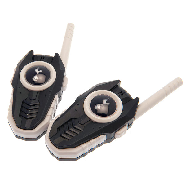 Tottenham Hotspur FC Walkie Talkie Set LKT Sport Compact and easy to use Walkie Talkie set with a good reach for communicationDesigned in the Tottenham Hotspur FC navy and white branding with a crest in the middleLightweight yet durable, ideal for outdoor