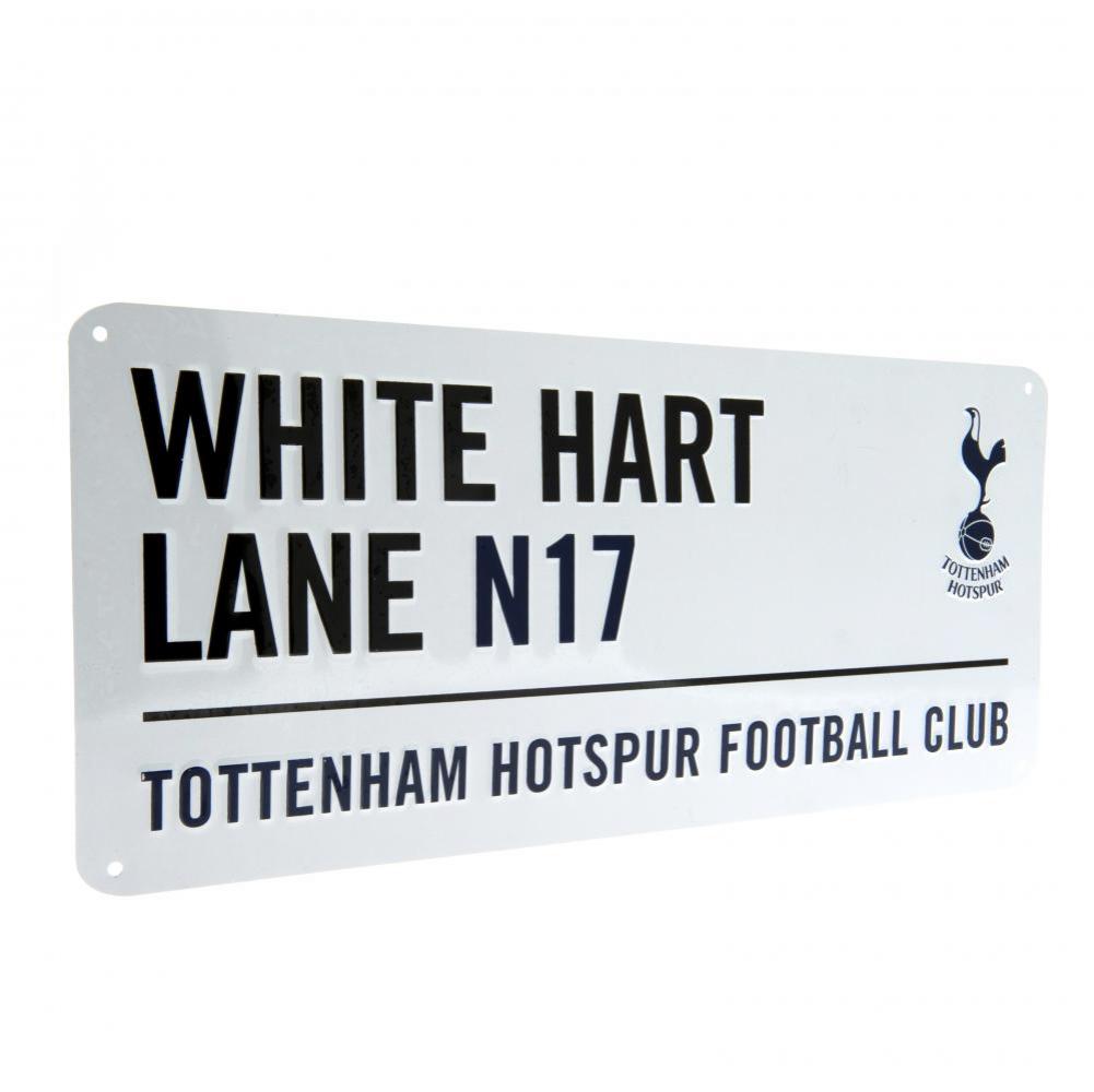 Tottenham Hotspur FC White Street Sign LKT Sport Football>Premier League>Tottenham Hotspur FC Novelty Signs