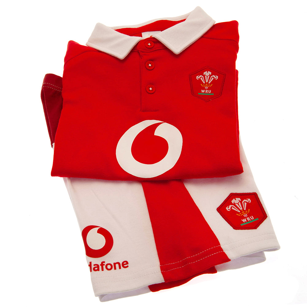 Wales RU Shirt & Short Set 9/12 mths SP LKT Sport Rugby>Wales RU Baby & Children's Outfits