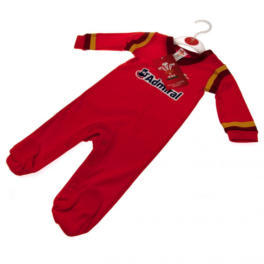 Wales RU Sleepsuit 12/18 mths GD LKT Sport Rugby>Wales RU Baby & Children's Sleepwear