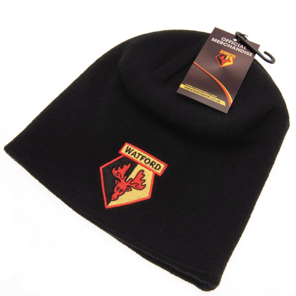 Watford FC Black Beanie LKT Sport Football>Football League>Watford FC Beanies