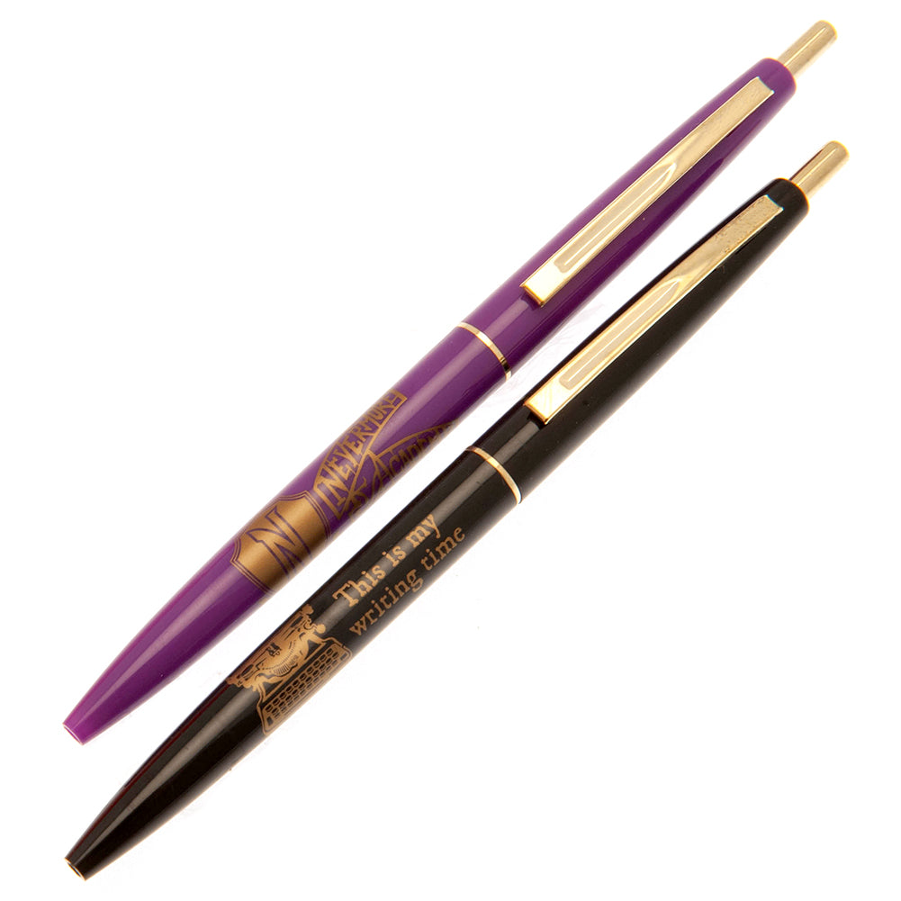 Wednesday 2pk Pen Set LKT Sport Entertainment>TV Series>Wednesday Ballpoint Pens