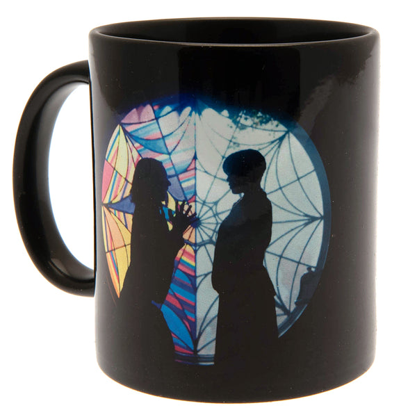 Wednesday Mug LKT Sport Ceramic everyday coffee mugFeatures a Wednesday and Enid silhouetteGlazed kiln fired finishOfficial licensed productApprox 315ml (11oz)Approx 9cm tall, 8cm in diameter Mugs