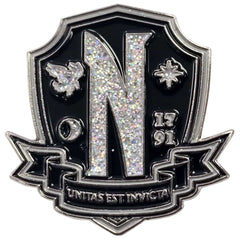 Wednesday Nevermore Pin Badge LKT Sport Entertainment>TV Series>Wednesday Brooches & Lapel Pins