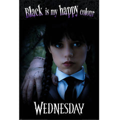 Wednesday Poster Happy Colour 193 LKT Sport Entertainment>TV Series>Wednesday Posters