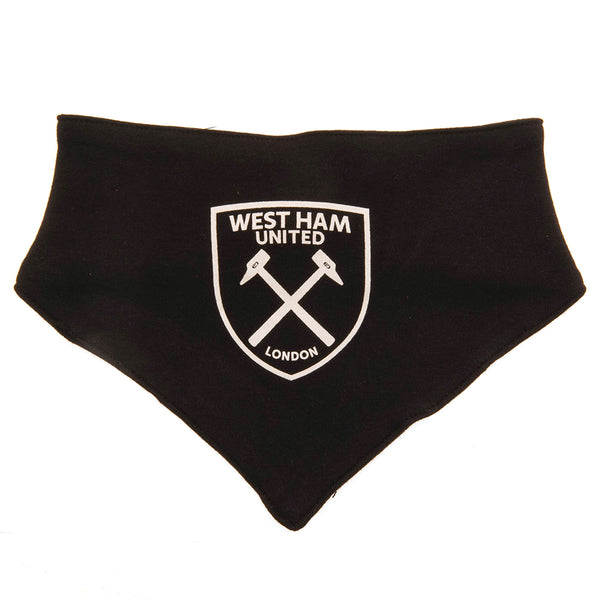 West Ham United FC 2 Pack Bibs ST LKT Sport Pack of 2 contrast colour baby bibsFeaturing a full colour club crestSoft comfortable fit with a press stud fasteningMade from 100% CottonOfficial licensed productOne size fits allMain area approx 19cm x 14cm Bi