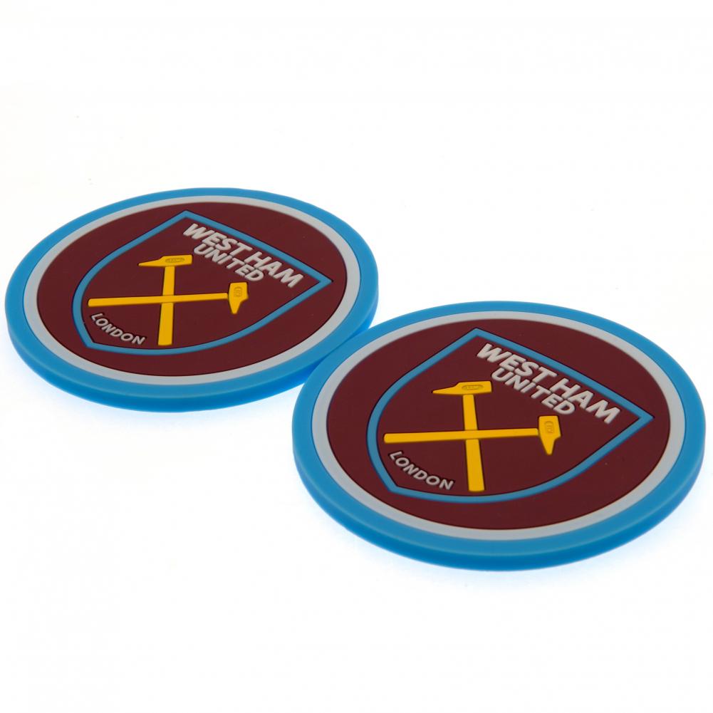 West Ham United FC 2pk Coaster Set LKT Sport Football>Premier League>West Ham United FC Coasters