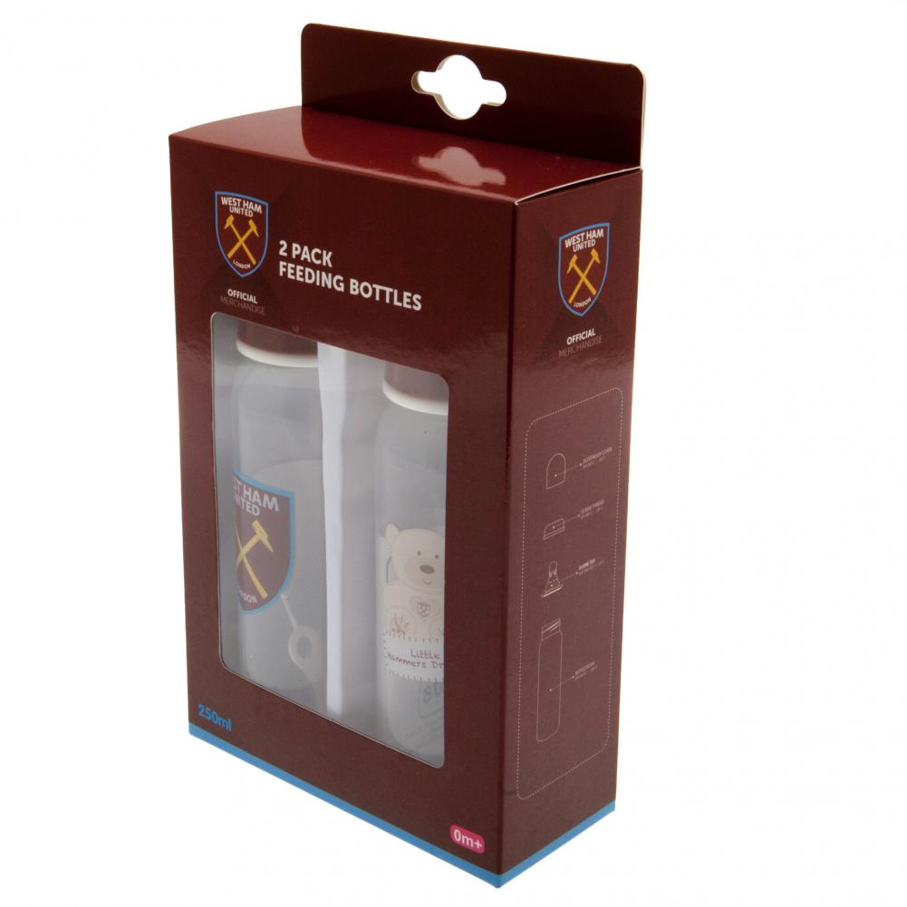 West Ham United FC 2pk Feeding Bottles LKT Sport Football>Premier League>West Ham United FC Baby Bottles