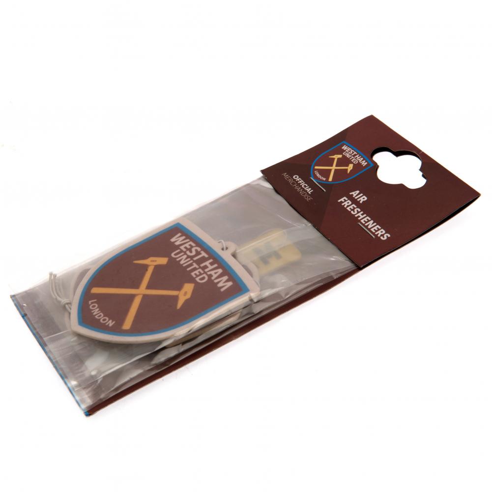 West Ham United FC 3pk Air Freshener LKT Sport Football>Premier League>West Ham United FC Vehicle Air Fresheners