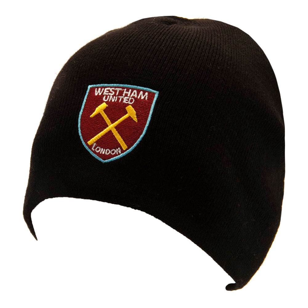 West Ham United FC Black Beanie LKT Sport Football>Premier League>West Ham United FC Beanies