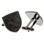 West Ham United FC Black IP Cufflinks LKT Sport Stainless steel crest shaped cufflinks coated in a black Ion PlatingFeaturing a highly detailed formed Tottenham crestOn a bullet back fixingOfficial licensed productApprox 22mm x 20mm Cufflinks