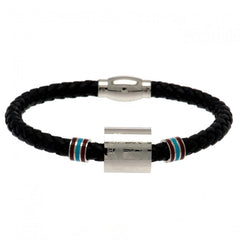 West Ham United FC Colour Ring Leather Bracelet LKT Sport Football>Premier League>West Ham United FC Bracelets