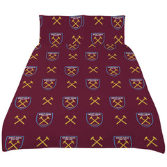 West Ham United FC Colour Split King Duvet Set LKT Sport Football>Premier League>West Ham United FC Duvet Covers
