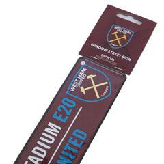 West Ham United FC Colour Window Sign LKT Sport Football>Premier League>West Ham United FC Novelty Signs