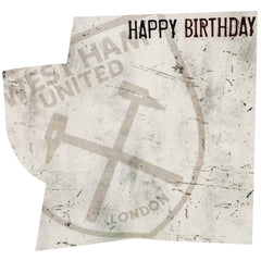 West Ham United FC Crest Birthday Card LKT Sport Football>Premier League>West Ham United FC Greeting Cards