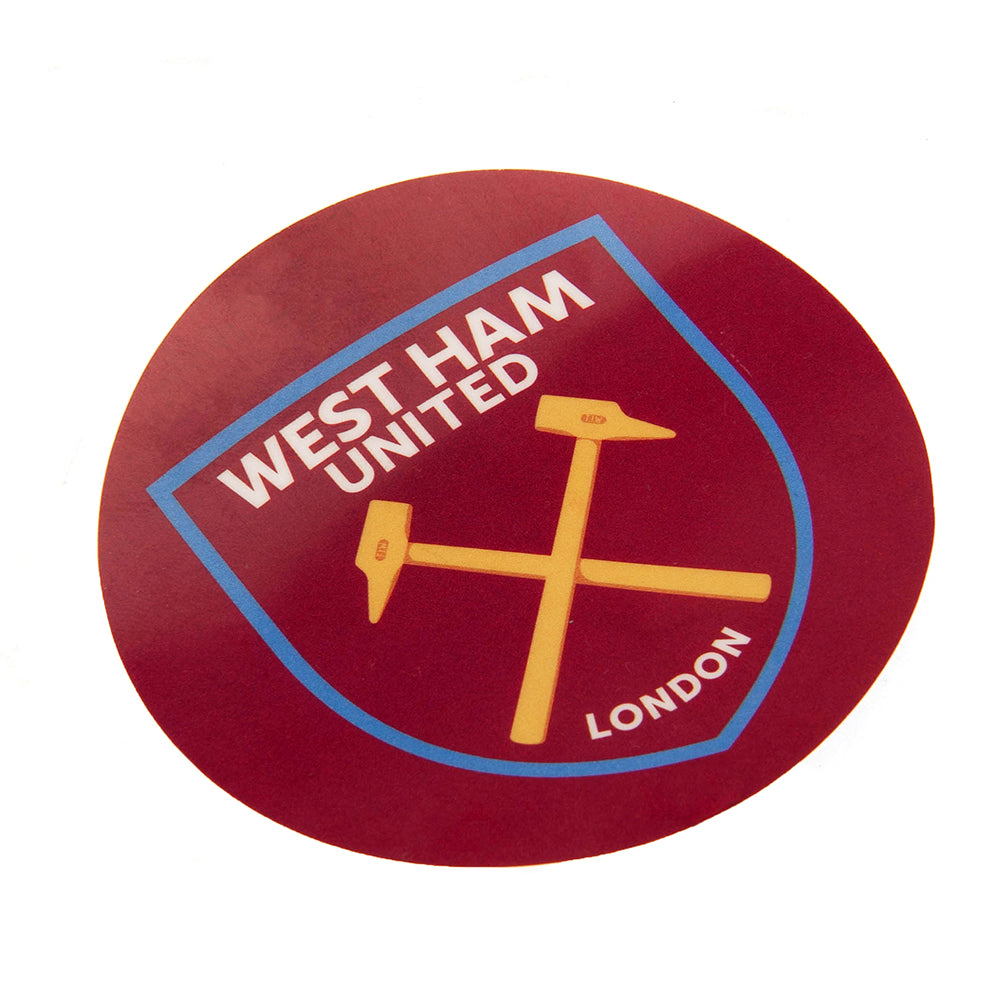 West Ham United FC Crest Car Sticker LKT Sport Football>Premier League>West Ham United FC Vehicle Decals