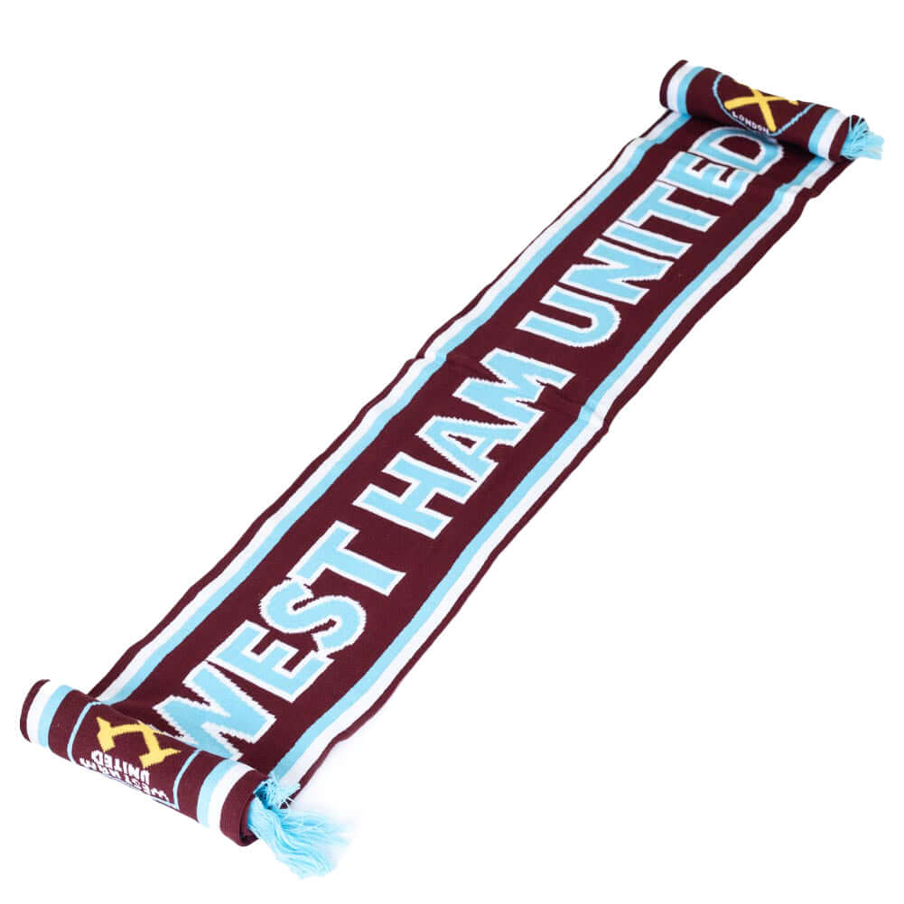 West Ham United FC Crest Scarf LKT Sport Football>Premier League>West Ham United FC Scarves