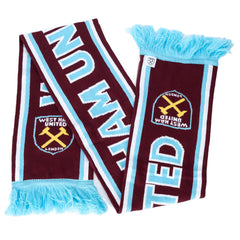 West Ham United FC Crest Scarf LKT Sport Football>Premier League>West Ham United FC Scarves