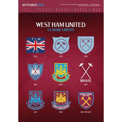 West Ham United FC Deluxe Calendar 2026 LKT Sport Football>Premier League>West Ham United FC Wall Calendars