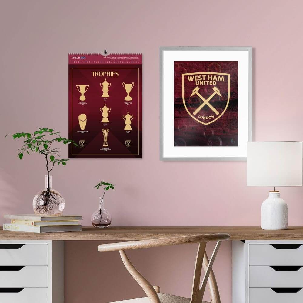 West Ham United FC Deluxe Calendar 2026 LKT Sport Football>Premier League>West Ham United FC Wall Calendars