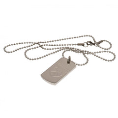 West Ham United FC Engraved Dog Tag & Chain LKT Sport Football>Premier League>West Ham United FC Necklaces