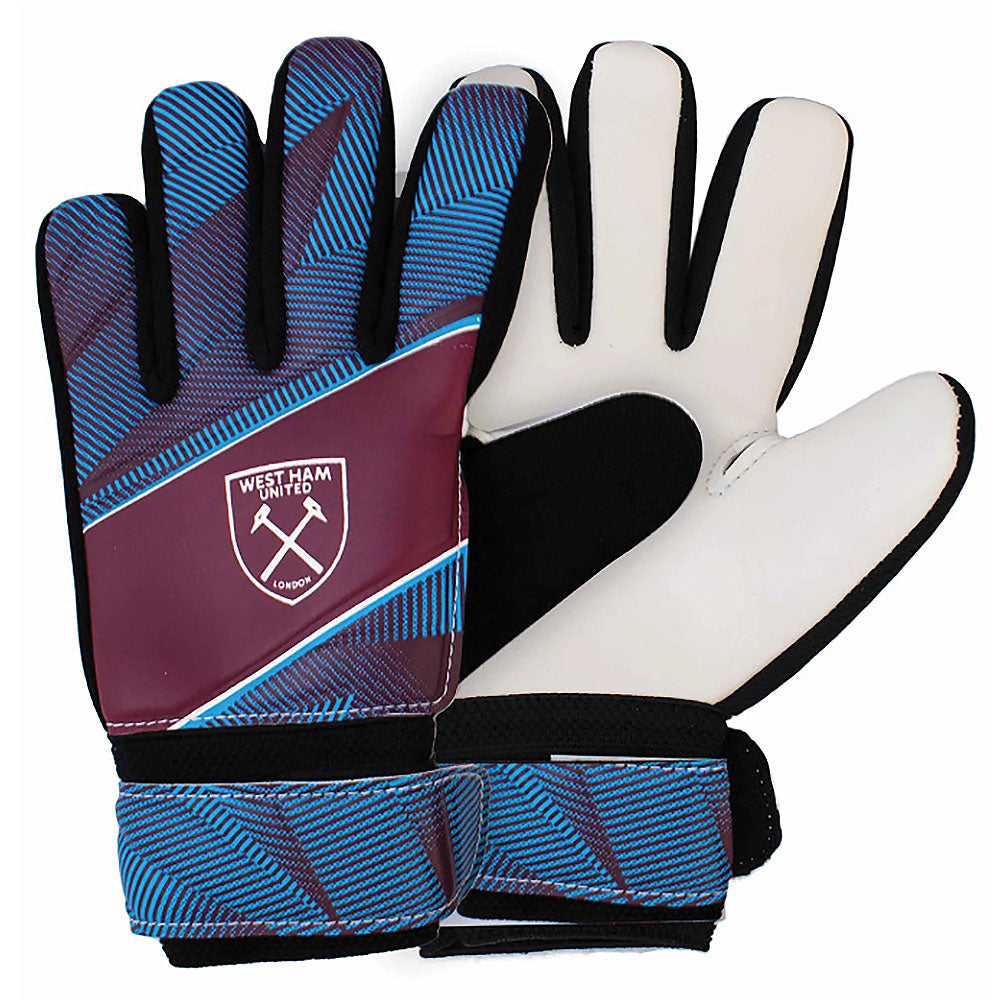 West Ham United FC Fuse Goalkeeper Gloves Kids LKT Sport Football>Premier League>West Ham United FC Soccer Gloves
