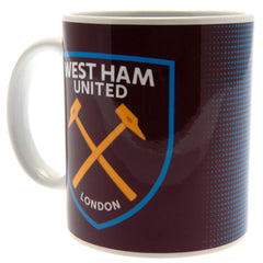West Ham United FC Halftone Mug LKT Sport Football>Premier League>West Ham United FC Mugs