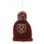 West Ham United FC Hanging Bobble Hat LKT Sport Mini wool bobble hat with a Hammers crestComes with a woven string ready for hanging at home or in your carIdeal for your car or windowOfficial licensed productApprox 5cm x 4cm x 4cm Vehicle Rear View Mirror